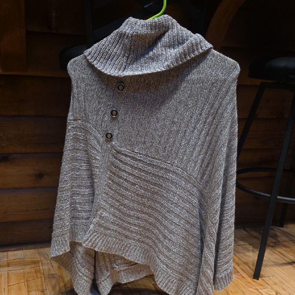 Turtleneck Poncho